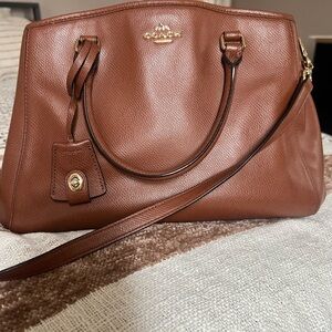 Coach Tan Leather Satchel